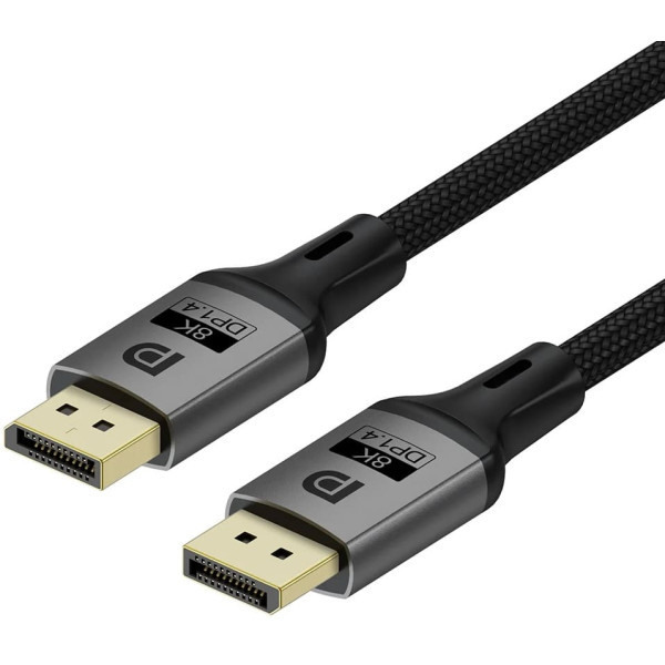 Кабель ColorWay DisplayPort-DisplayPort V1.4 (M/M) 1.5m Black (CW-CBDP093-BK) Харків - зображення 1