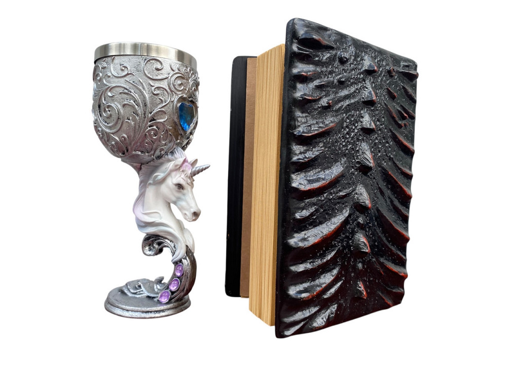 Подарочный набор Бокал 3 Единорог и Блокнот 3 «Око Пламинного Дракона» Київ - зображення 2