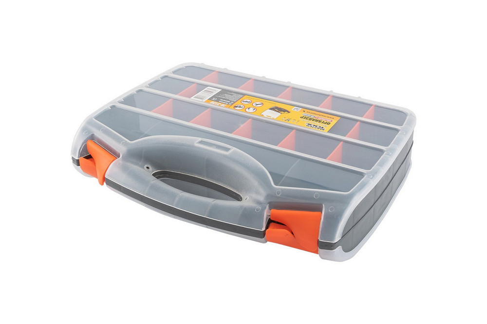 Органайзер двухсторонний MASTERTOOL с ручкой 15" 380х290х80 мм 30 секций 79-3130 Харьков - изображение 3
