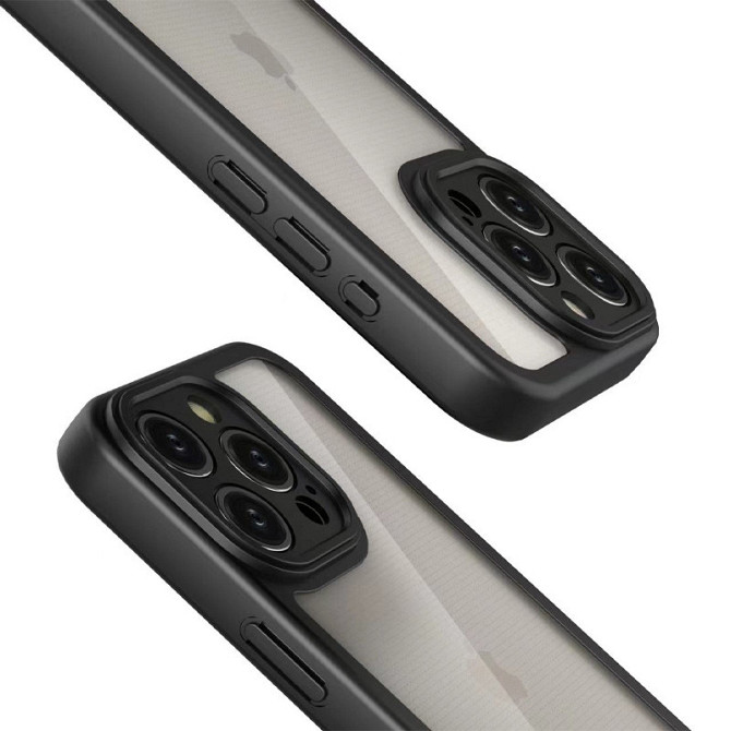 TPU чехол Transparent + Colour 1,5mm для Apple iPhone 12 Pro (6.1") Херсон - изображение 7
